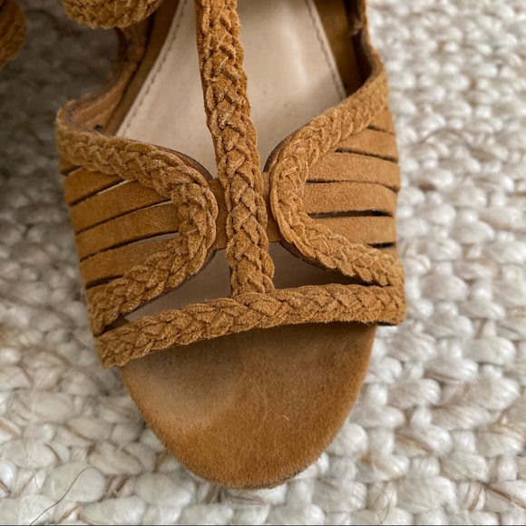 Vince Camuto Janil Braided Suede Ankle Strap Heels - Picture 4 of 9